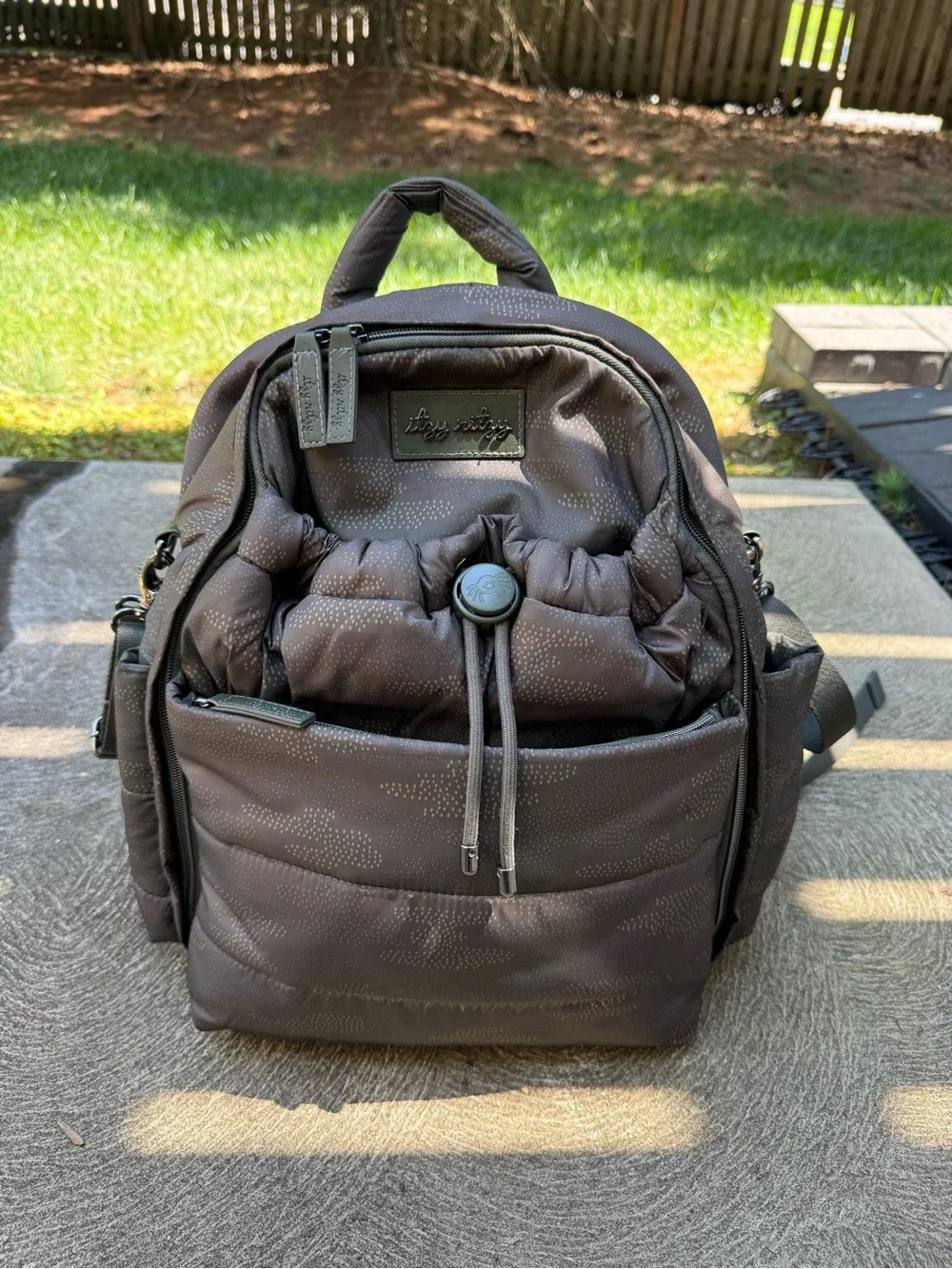 Itzy Ritzy Dream Backpack Diaper Bag Cloud Camo